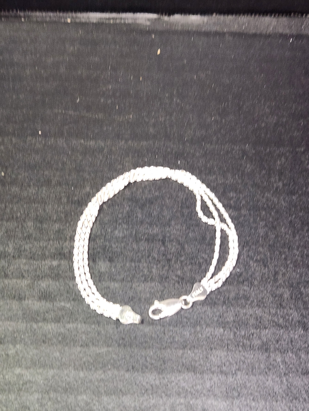 Tiffany & Co. Men's Silver Rope Chain Bracelet